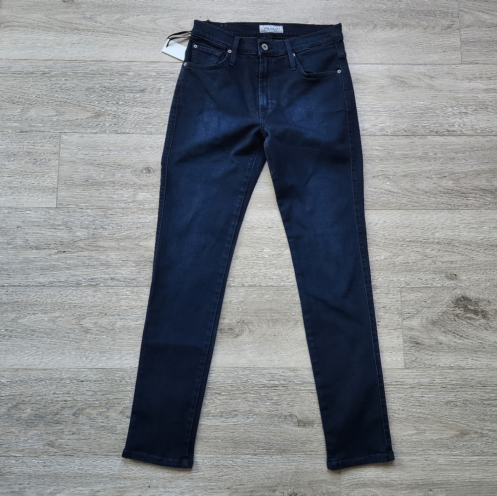 James Jeans High Class Skinny Super Slim Dark Denim Jeans Womens 29 High Rise
